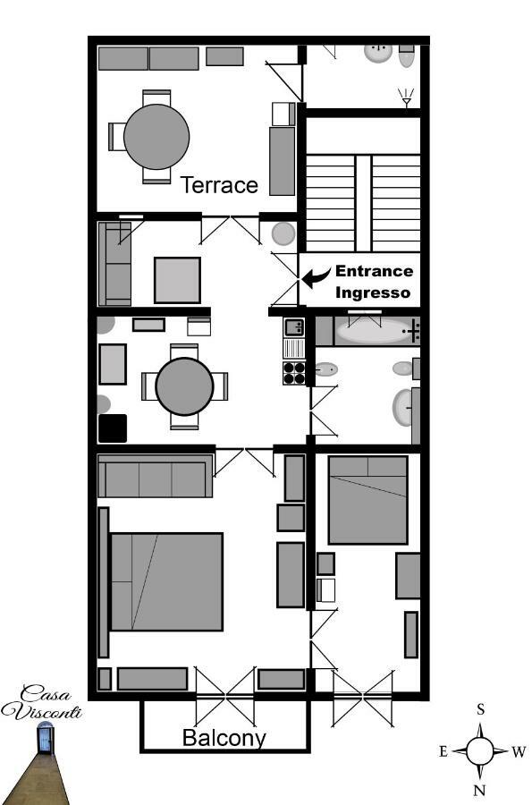 Apartament Casa Visconti Bari Zewnętrze zdjęcie